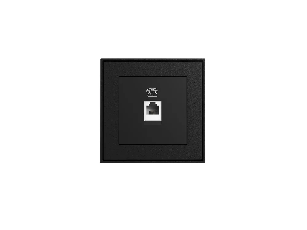 LEXA LEX SOCKET SERIES SPACE GREY+WHITE TELEPHONE SOCKET