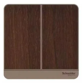 AvatarOn 2 switches 16AX 250V 1 way Wood