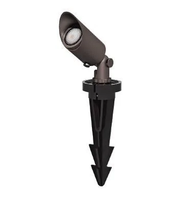 LUMO SPIKE LIGHT 6W 3000K  12AC/DC   IP65 BRONZE FINISH 