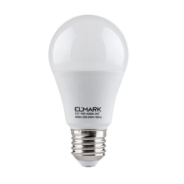 ELMARK LED LAMP PEAR A60 10W E27 230V 2700K