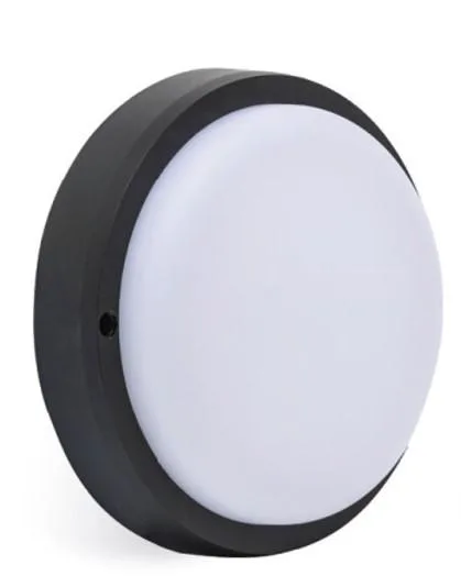 RR LIGHTING 15W 175-265VAC 3000K WHITE  BULKHEAD ROUND