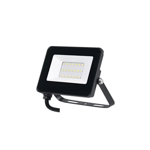 LUMIBRIGHT EIDER 10W 3000K BLACK WITH SAND FLOOD LIGHT IP65