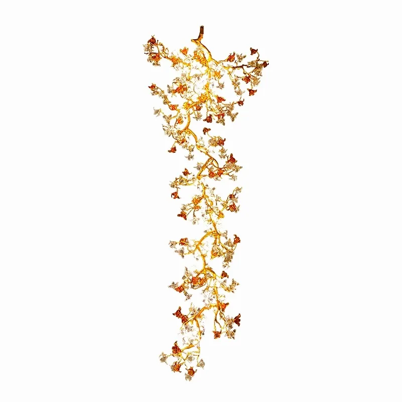 DESROCH G9*5W GOLDEN BROWN CHANDELIERS LIGHTING