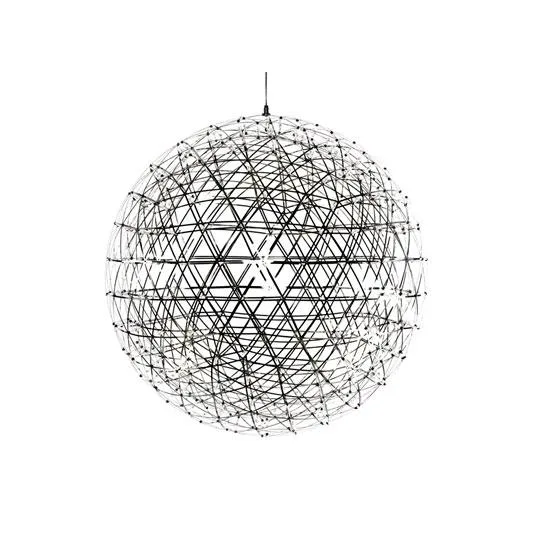 LUMIDECO CLOWN SERIES162W 3000K SILVER FINISH LED SUSPENDED LIGHT