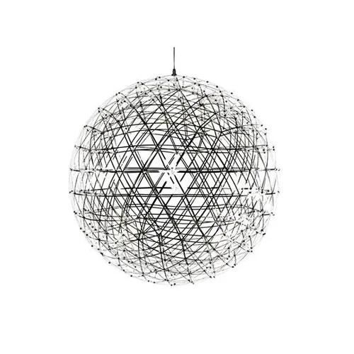 LUMIDECO CLOWN SERIES162W 3000K SILVER FINISH LED SUSPENDED LIGHT