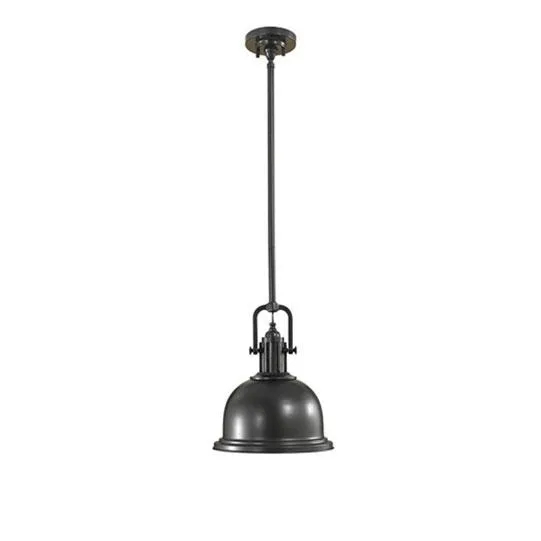 LUMILUCE VINTAGE RALPHIE E27x1 GREY SUSPENDED LAMP IP20