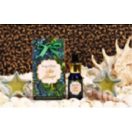 DESROCH FRAGRANCES 100 ML. LITTLE PLEASURES REED STICKS ROOM DIFFUSER IN SQUARE GLASS JAR SEA BREEZE.