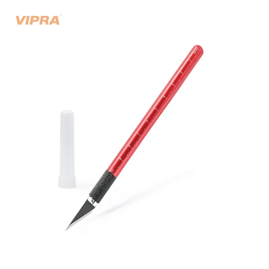VIPRA RED X-ACTO KNIFE WITH RULER TAPE