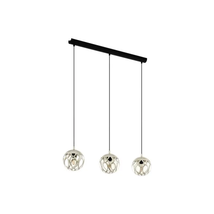 EGLO HL/3 E27 L-880 SW/CHAMPAGNER 'MIRTAZZA' PENDANT LAMPS