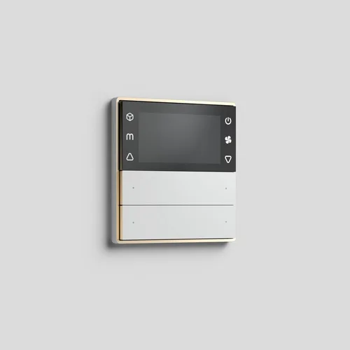 LEXA LEX-GALAXY SERIES 86MM*86MM*10MM WHITE 2 FOLDS WITH 4 BUTTONS， WITH TEMPERATURE CONTROL AND TOUCH SMART SWITCH