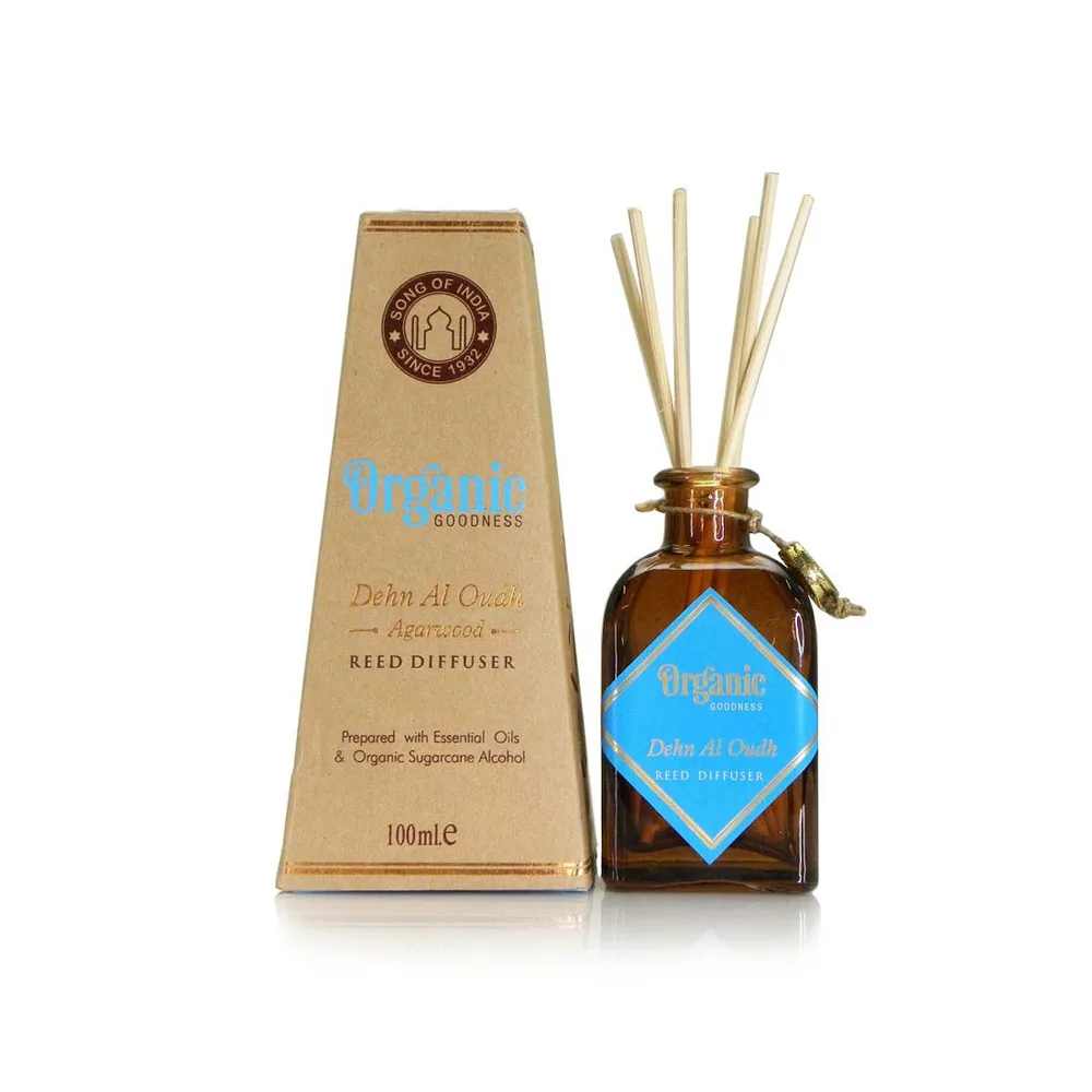 DESROCH CANDLE LIGHT & SCENTS ORGANIC GOODNESS REED STICKS DEHN AL OUDH