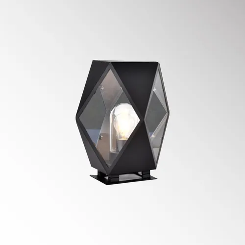LUMIVILLE URBAN ARAGON E27x1 BLACK BOUNDARY WALL IP54