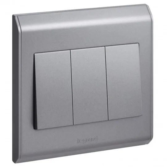 LEGRAND 3G 2WAY BIG ROCKER DARK GREY