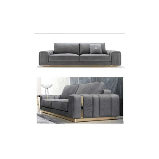VEROCASA LIVING LUXURY HANDRAIL DECORATIVE STRIP SOFA