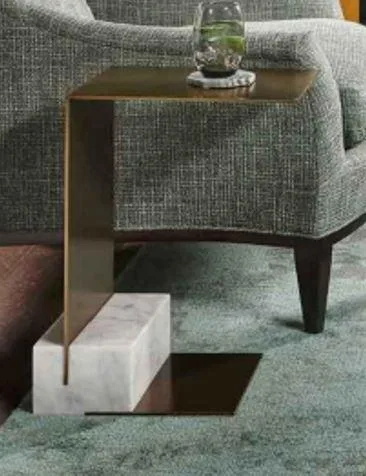 DESROCH METAL+MARBLE TABLE DR1101158