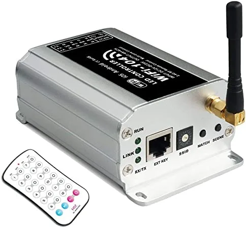 L-TECH WIFI 100m CONTROLLER 12-24V DC 4Ax4CH 192W/384W(12V/24V) 