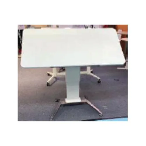 PHNEMATIC HEIGHT ADJUSTABLE TABLE WITH FLIP-UP TOP