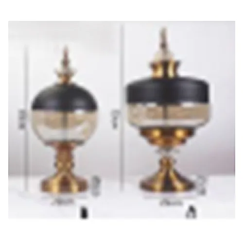 DESROCH DECOR AMEDULE LUXURY DECORATIVE STORAGE JAR