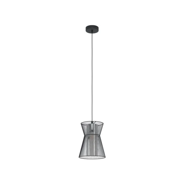 EGLO HL/1 E27 SCHWARZ/SW-TRANSP.'MASETA' PENDANT LAMPS