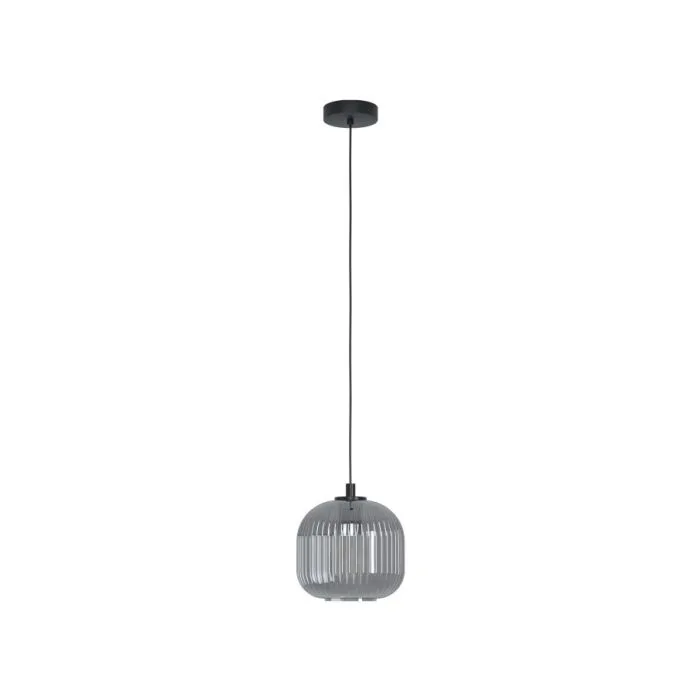 EGLO HL/1 E27 SCHWARZ/SW-TRANSP.'MANTUNALLE 1 PENDANT LAMPS
