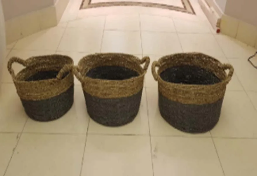 DESROCH DECOR ECOFRIENDLY DECORATIVE CONTEMPORARY BASKET