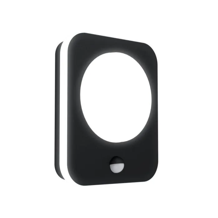 EGLO AL-LED-WL M.SENSOR SCHWARZ/WS 'MADRIZ' OUTDOOR LAMPS