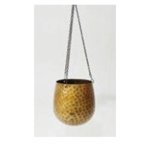 DESROCH DECOR EUBREY DORADO DROP PENDANT PLANTER