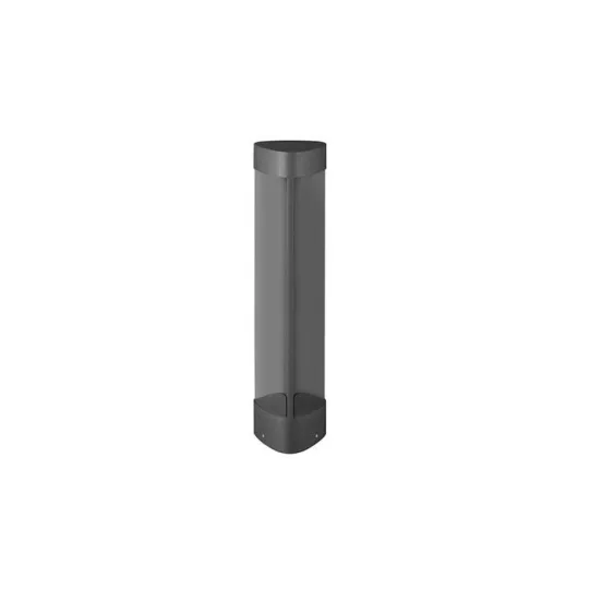 LUMIBRIGHT RUBY 6W 3000K GREY BOLLARD LIGHT IP54