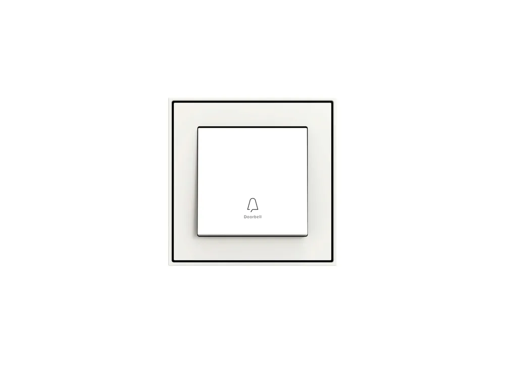 LEXA LEX SOCKET SERIES POLAR WHITE+WHITE 1-GANG/1-WAY SWITCH