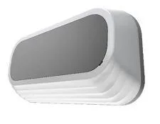 LUMIBRIGHT LIZA SERIES 10W 240X120X45MM IP65 DIE CAST ALUMINUM MATTE DARK GREY FINISH WALL LIGHT LBE40255