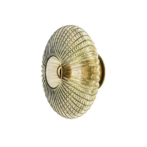 LUMIDECO TAGOLA SERIES GLASS EFFECT WALL LIGHT WITH ANTIQUE BRONZE IRON+SMOKE GLASS LD162601W.185.013