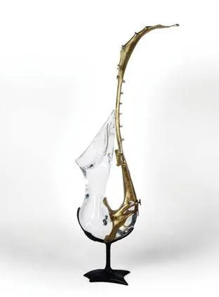 DESROCH TRANSPARENT CRYSTAL SAXOSPHONE