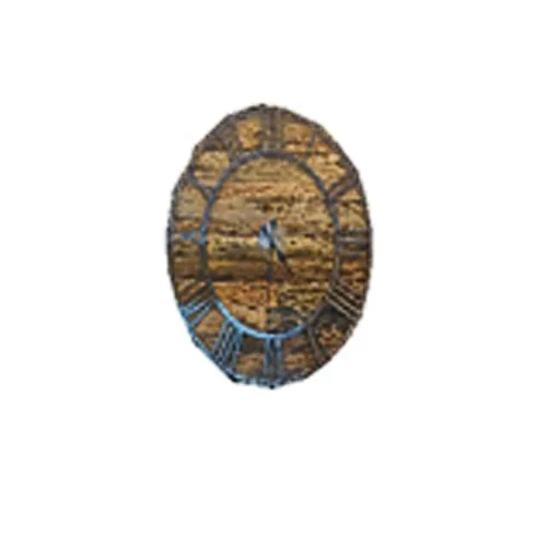 DESROCH DECOR UPCYCLED WALL VINTAGE CLOCK