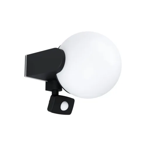 EGLO AL-WL/1 E27 M.SENSOR SCHWARZ/WS 'RUBIO' OUTDOOR LAMPS