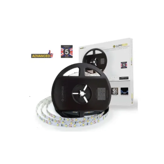 LUMIFLEX 3528 IP67 SINGLE ROW LUMI FLEX STRIP 2700K LUMINAIRES - 24W