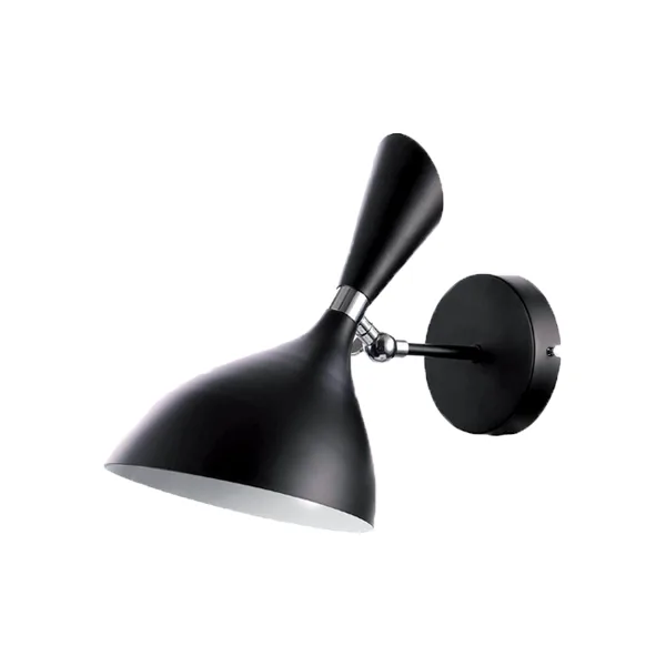 ELMARK MORGAN WALL LAMP 1xE14 BLACK