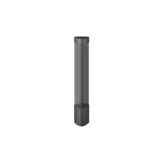 LUMIBRIGHT RUBY 6W 6000K BLACK BOLLARD LIGHT IP54