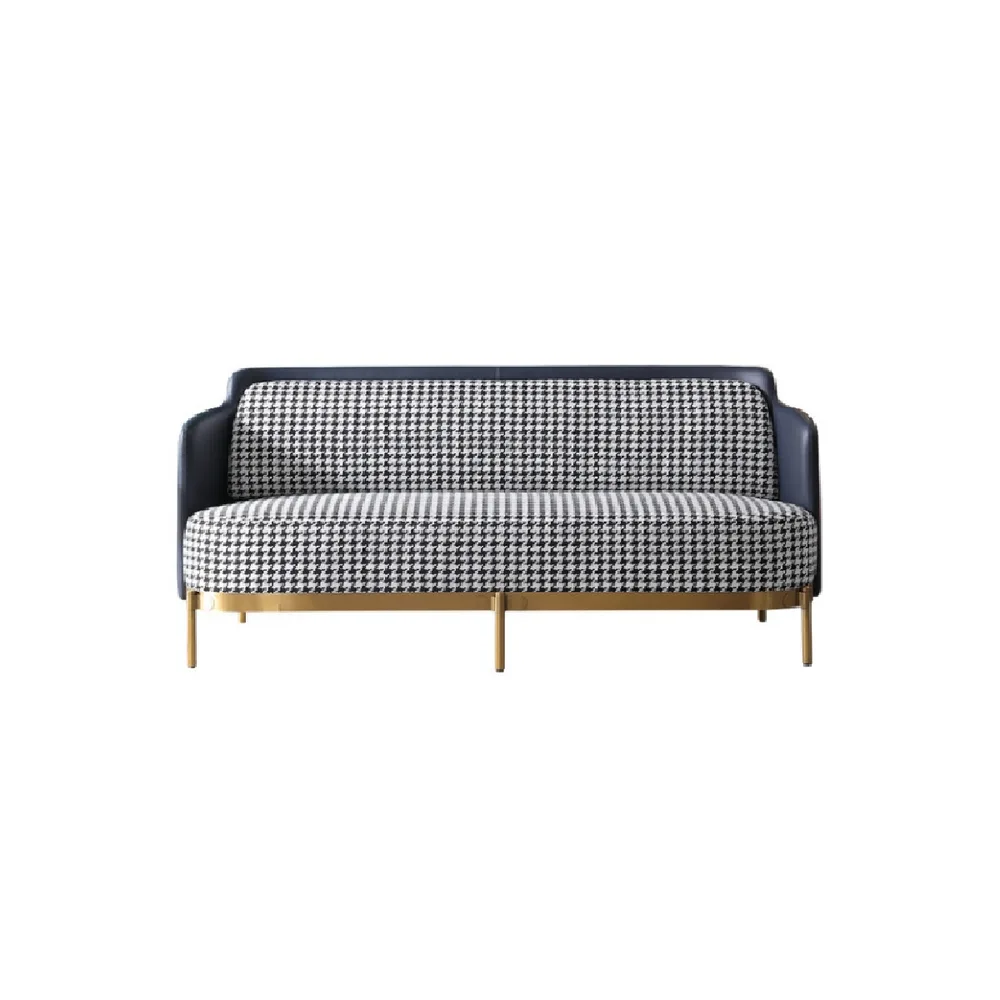 VEROCASA LUXURY LIVING ROOM SOFA IN LUXURY FABRIC & LEATHER