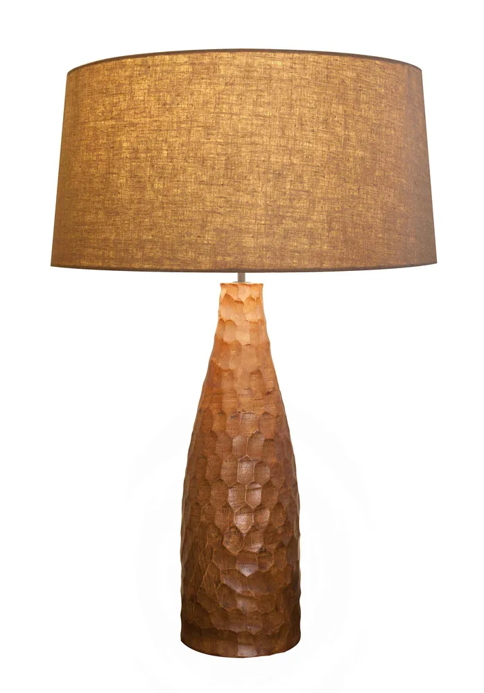 DESROCH DECORATIVE TABLE LAMP AVERY TETTRAGONED TABLE LAMP