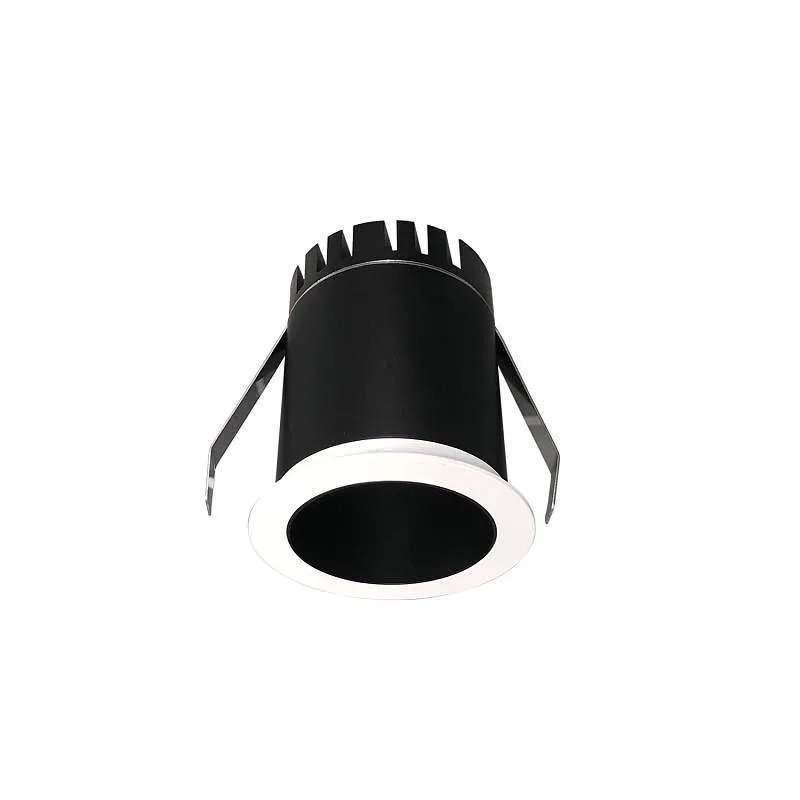 LUMIBRIGHT ROUR 7W 2700K WHITE+BLACK SPOT LIGHT WITH DRIVER