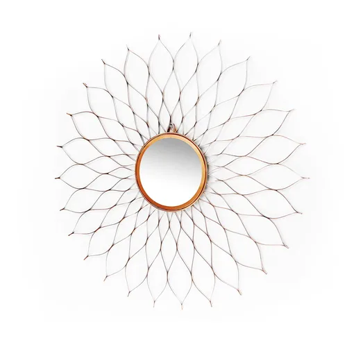 DESROCH  DECOR EN FORME DE FLORAL MIRROR