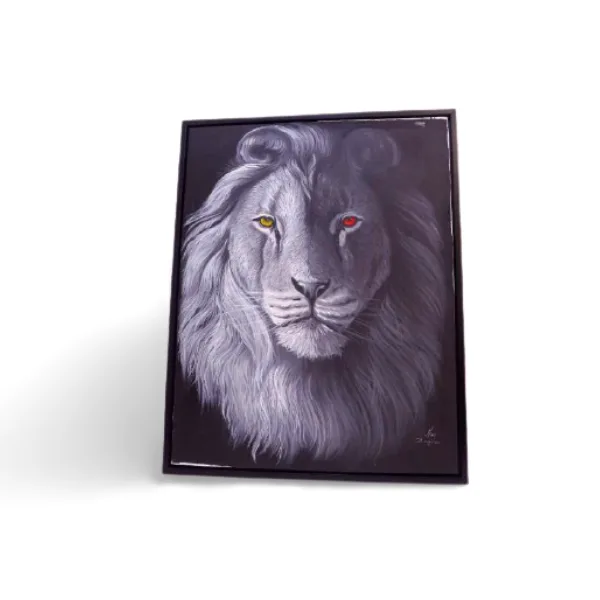 DESROCH DECOR LION THAT LOOKS EXORTIC AND BEAUTIFUL DRAWING
