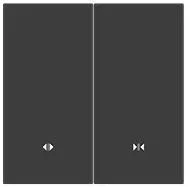 LEXA LEX-D60 SERIES TUYA ZIGBEE MOTOR CURTAIN SWITCH (1 MOTOR), PC PC PAINTED MATERIAL BLACK FINISH,86X86MM (86 BASE)
