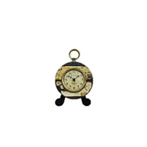 DESROCH DECOR VINTAGE OPEN FACE WALL HANGING VINTAGE CLOCK
