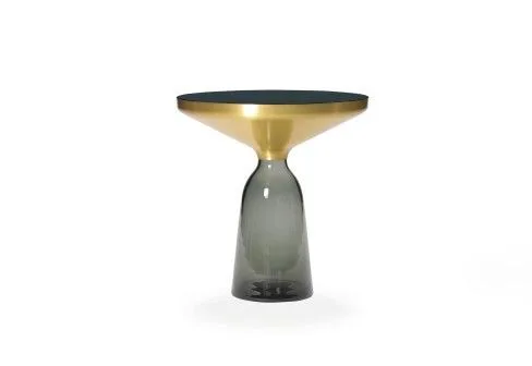 VEROCASA LUXURY METAL GLASS COATED COFFEE TABLE-S