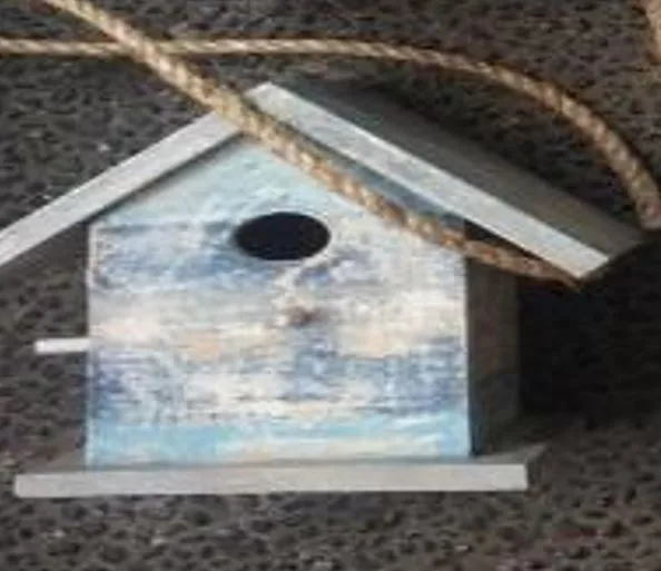 DESROCH MODERN WOODEN BIRDHOUSE COLOUR WOODEN WALL ART