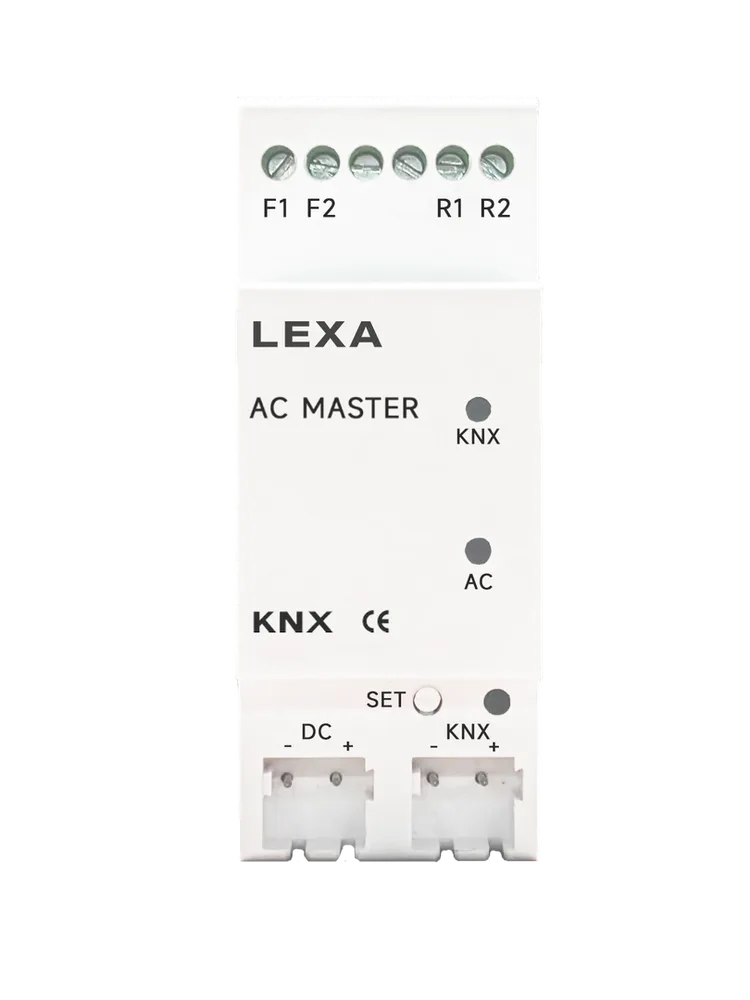 LEX-CCS Series Standard 35mm DIN rail mounting 36mm×90mm×65mm PC  Material White Finish VRV Air Conditioning Central Control Gateway, suppor