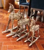 DESROCH DECOR RUSTIC DECORATIVE HORSE