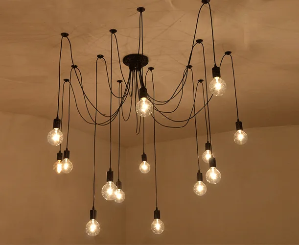 LUMILUCE VINTAGE MARVOL E27x14 BLACK SUSPENDED LAMP