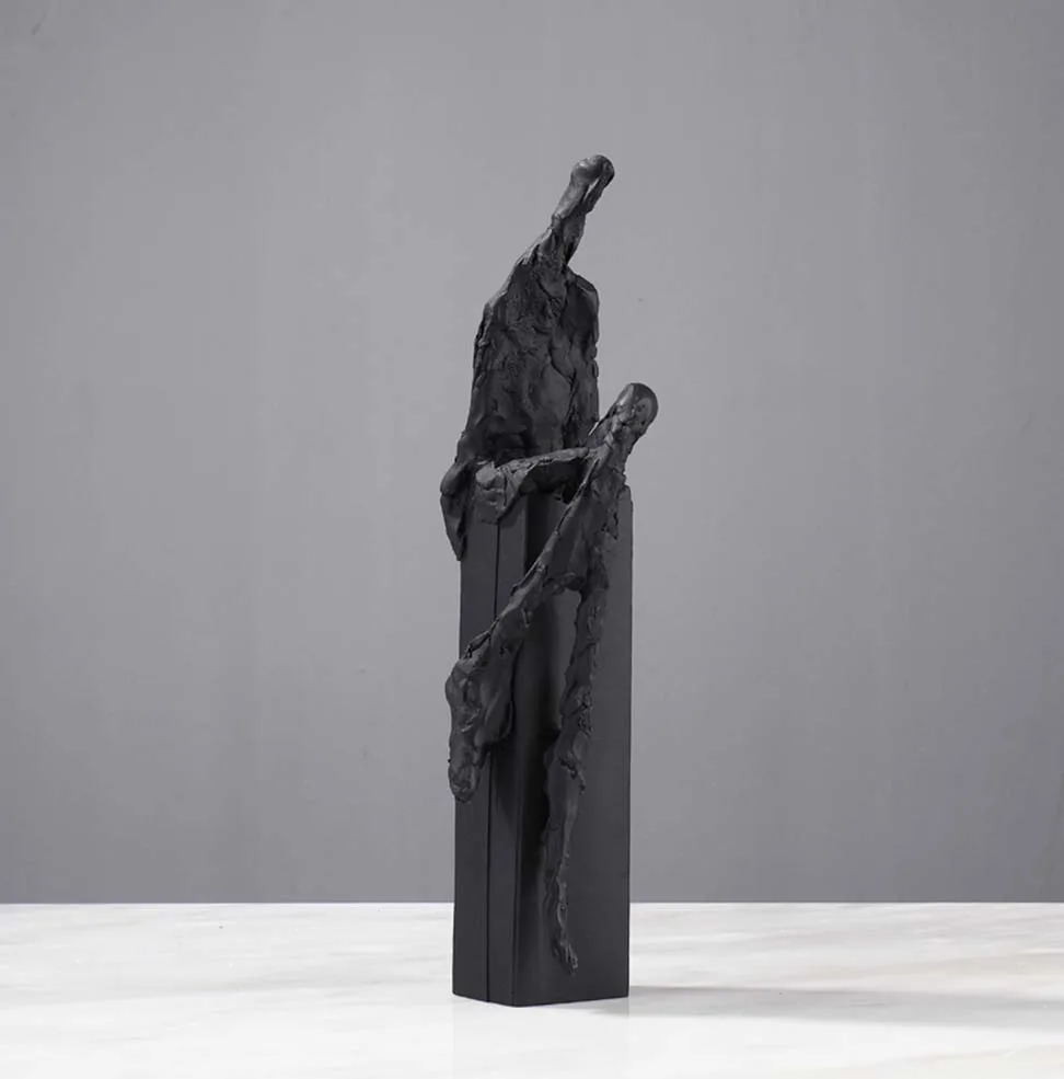 DESROCH DECOR LIAM BLACK PIGEON ESCULTURA